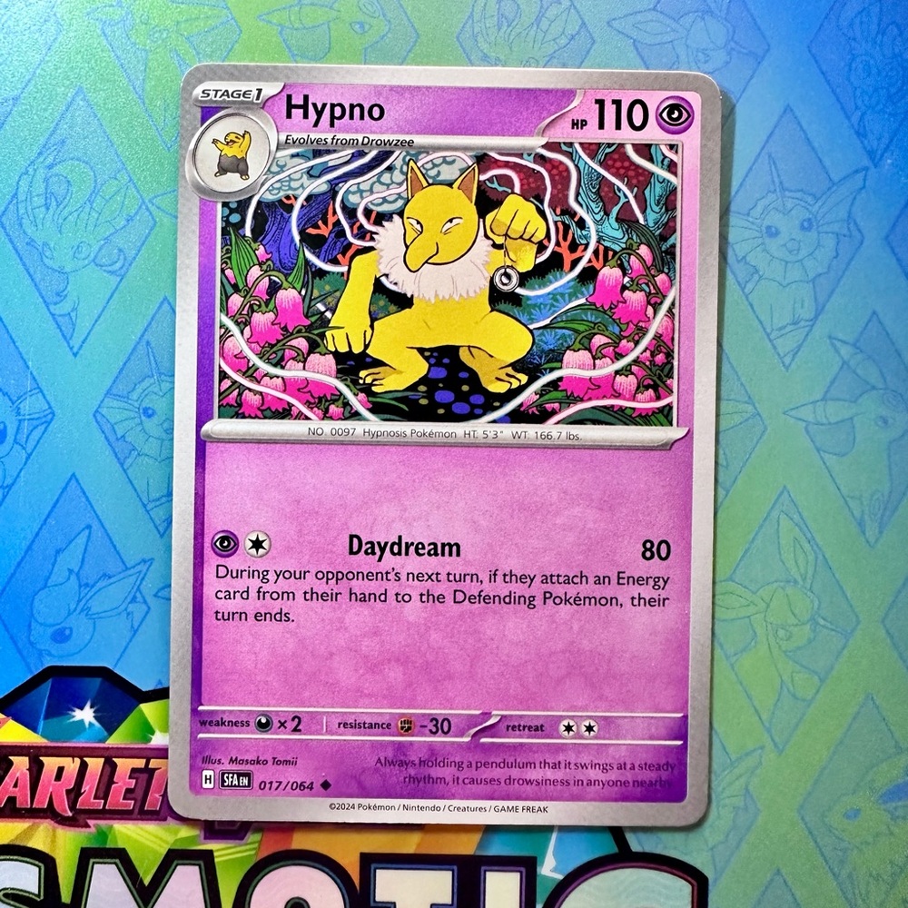 hypno (017/064) - uncommon — pokémon: shrouded fable